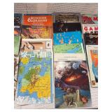 Extensive Vintage Dungeons & Dragons Collection with Manuals, Maps, and Supplements