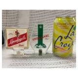 Vintage Stella Beer Cooler and Bar Set with Coasters and Tap Handles