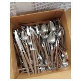 90+ Pieces Ecko Eterna Japan Vintage MCM Stainless Flatware