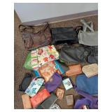 Mixed Lot of Handbags, Purses, Clutches, and Pouches Assorted Styles and Colors