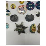 Vintage Collectible Pin & Badge Lot