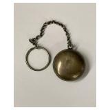 Antique German Repousse Silver Religious Locket With Chain