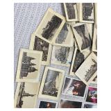 Vintage Postcards and Trading Cards Collection of Landmarks and Celebrities