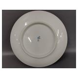 Japanese Embossed Porcelain Decorative Blue White Ceramic Plate