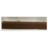 Vintage MCM Faux Wood Elongated Wall LIGHT