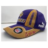 Signed Minnesota Vikings Hat - Autographed by Chris Carter #80