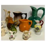 Many Miniature Vases From Many Different Places - Qty 11