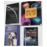 Astronomy BOOKS - Skywatching Field Guides - A Dozen Large Vintage Hardcovers