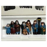 Vintage Department 56 Heritage Village Figure Sets - CHRISTMAS CAROL SPIRITS & 3 Carolers In Boxes