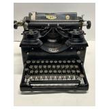 Antique ROYAL Dual Glass Panel Desktop Typewriter