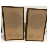 Vintage Retro 60s AURATONE Mojave 12 Compact Walnut Cased SPEAKERS