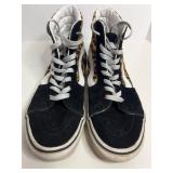 VANS Sk8-hi Sueded Cheetah Print and Black Accent HIGH TOP Tennis Shoes Ladies 7.5M