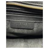 MICHAEL KORS Selma Medium Black Leather Satchel Shoulder Bag