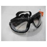 NEW 2 Pack of Ergodyne Skullerz LOKI Convertible Safety Spoggles w/ Strap -Black-Indoor/Outdoor Lens