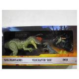 Jurassic World HLP79 Toy, Yangchuanosaurus, Velociraptor 