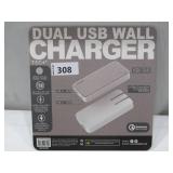 NEW Tech Squared Dual USB Wall Charger