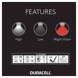 NEW Duracell 350 Lumen Focusing LED Headlamp - Comfortable and Ultra-Strong Design with 3 Modes and 3-AAA Batteries Included