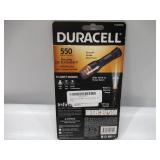 NEW Duracell 550 Lumen Aluminum Focusing Flashlight - Ultra-Light and Easy to Carry Design with 3 Modes and 3-AAA Batteries Included