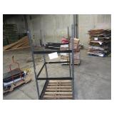 Adjustable Black Metal Frame Built to Fit Onto Pallets - Perfect for Projects