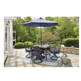 NEW Living Accents Salem 5 pc Dining Set - Navy