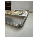 New Nordic Ware Naturals 2 Pack of Aluminum Baking Sheets