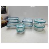 New Snapware Pyrex 18-piece Glass Food Storage Set