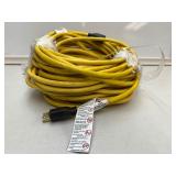 Husky Heavy Duty 12 Guage 100 Ft Extension Cord - Yellow