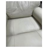 Barcalounger Columbia Leather Power Glider Recliner with Power Headrest