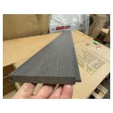 5 24 Packs / 120 EuroFence 0.41 ft. H x 5.91 ft. W Euro Style Oxford Grey Tongue and Groove Composite Fence Board - Retail $4101.60