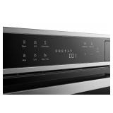 Robam CQ762S 30 in. Built In Single Electric Convention Oven with Steam Cooking, Black Onyx Tempered Glass with Stainless Steel - Retail $2379