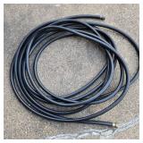 Heavy-Duty Black Rubber Hose