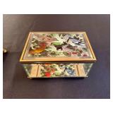 Collection of Decorative Trinket Boxes and Pouch Set