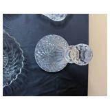 Collection of 4 Vintage Crystal Dishes and Decanter