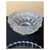 Collection of 5 Crystal Decorative Bowls and Plates