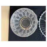 Collection of 5 Crystal Decorative Bowls and Plates