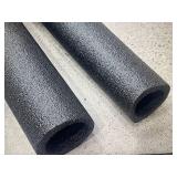 1 case of 60 Black Foam Pipe Insulation Tubes - ID 2" Inch