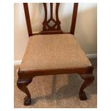 Chippendale Style Mahogany Accent Chair