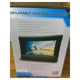 OUTDOOR SCREEN INFLATABLE OUTDOOR SCREEN, 10.5FT.