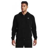 Under Armor Zip Up Hoodie-Medium- Black