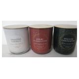 Set of 3 Bellevue 12 oz Luxury Scented Candles