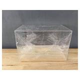 Brand New Acrylic Football Display Case with Wood Bottom *B