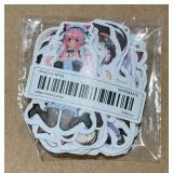 50 New Anime Girls Stickers *N