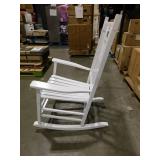 White Wood Rocking Chair