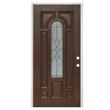 Steves & Sons Regency Collection L.H Center Lite Fiberglass Front Door