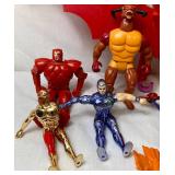 Vintage Collection of SilverHawks - Action Figures- 12 pieces