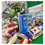 Mega Lego Collection - Legos, Instruction Books, Lego Bin, Plates and more