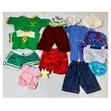 5 Vintage Dolls, Doll Clothes and Accessories