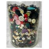 Jar of Vintage Buttons