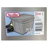 Sterilite 18Gal Colored Totes - 20 pcs