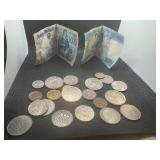 Portuguese Coins and Currency, (21) Coins & (2) 100 Escudos